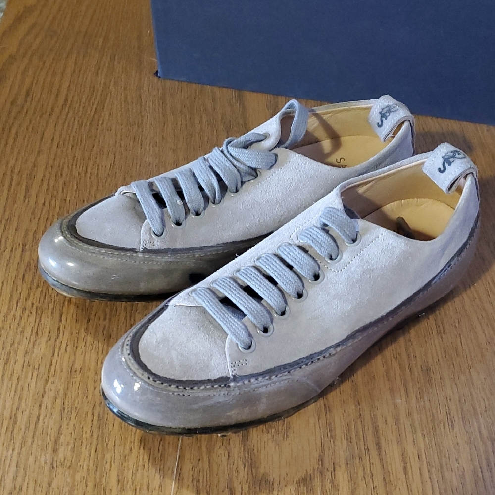 Gray Suede Sneakers